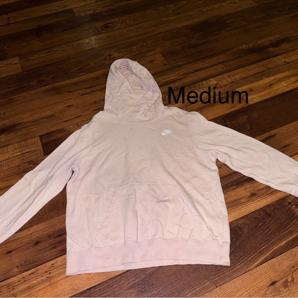 Nike Pink Hoodie Sweatshirt Casual Comfort